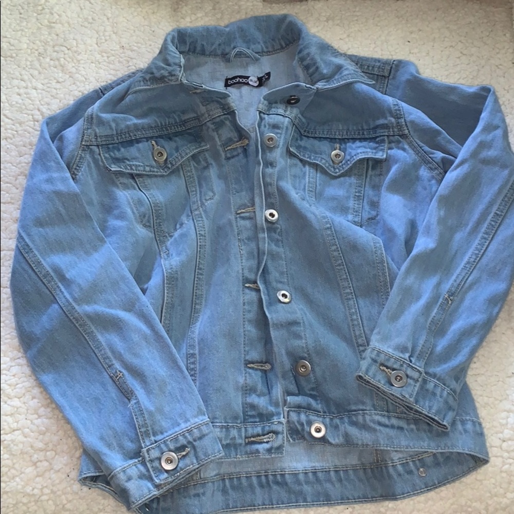 light wash denim jacket